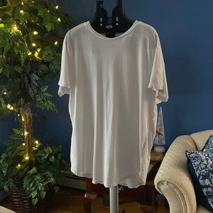 Long fit H & M White Tshirt